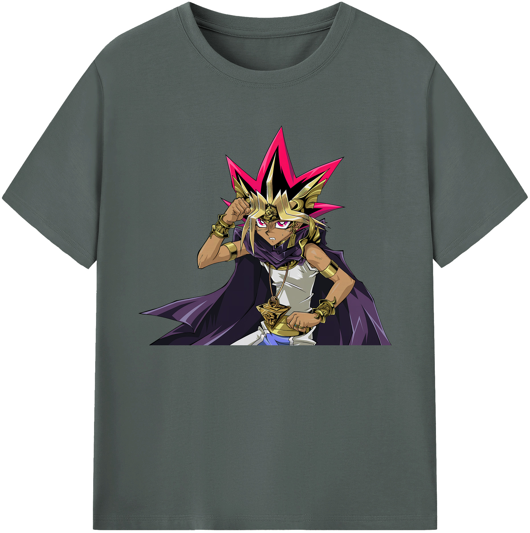 （画像用） 遊☆戯☆王 Yu-Gi-Oh! 綿100％ メンズ半袖Tシャツ｜肌触りやわらか＆通気性